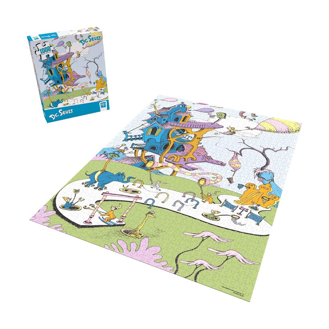 USAopoly Dr. Seuss Oh, The Places You'll Go! 1000 Piece Puzzle
