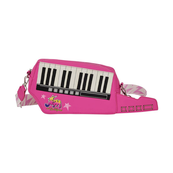 Loungefly Hasbro Jem and the Holograms Figural Keytar Crossbody Bag