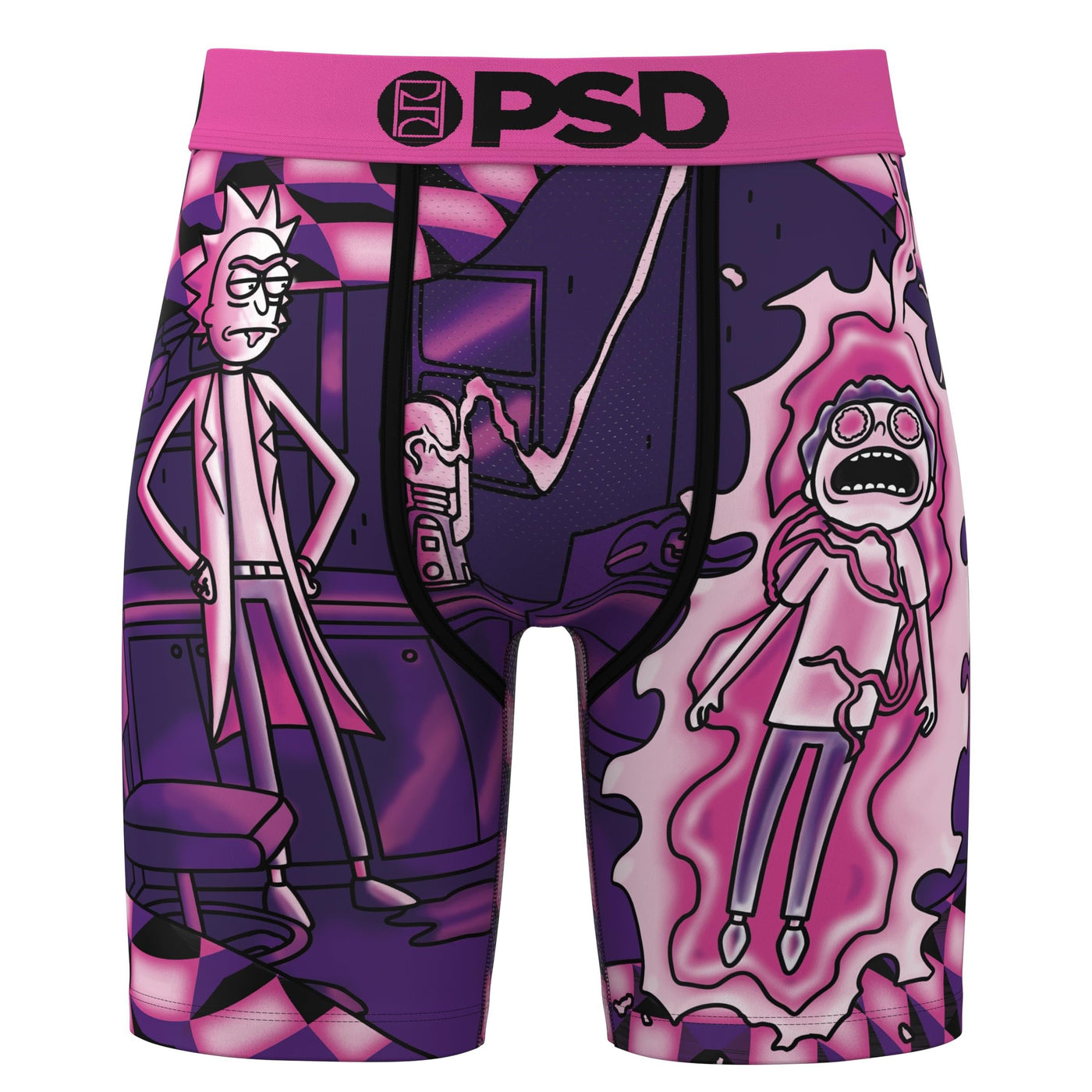 PSD Underwear Men's Rick and Morty Dimension Boxer Briefs 3-Pack - Morty Zapped