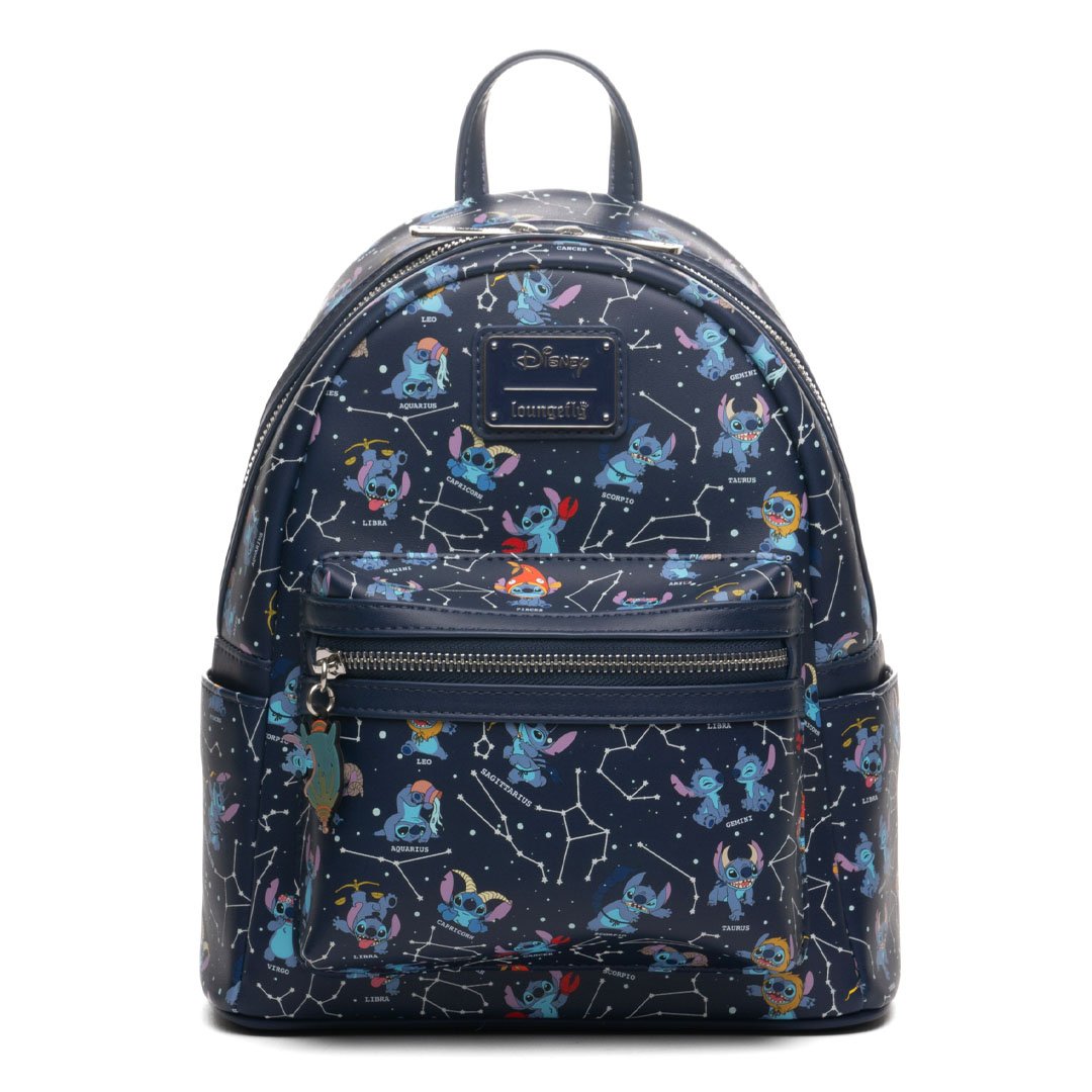 Loungefly Disney Lilo & Stitch Zodiac Glow In The Dark All-Over Print ...