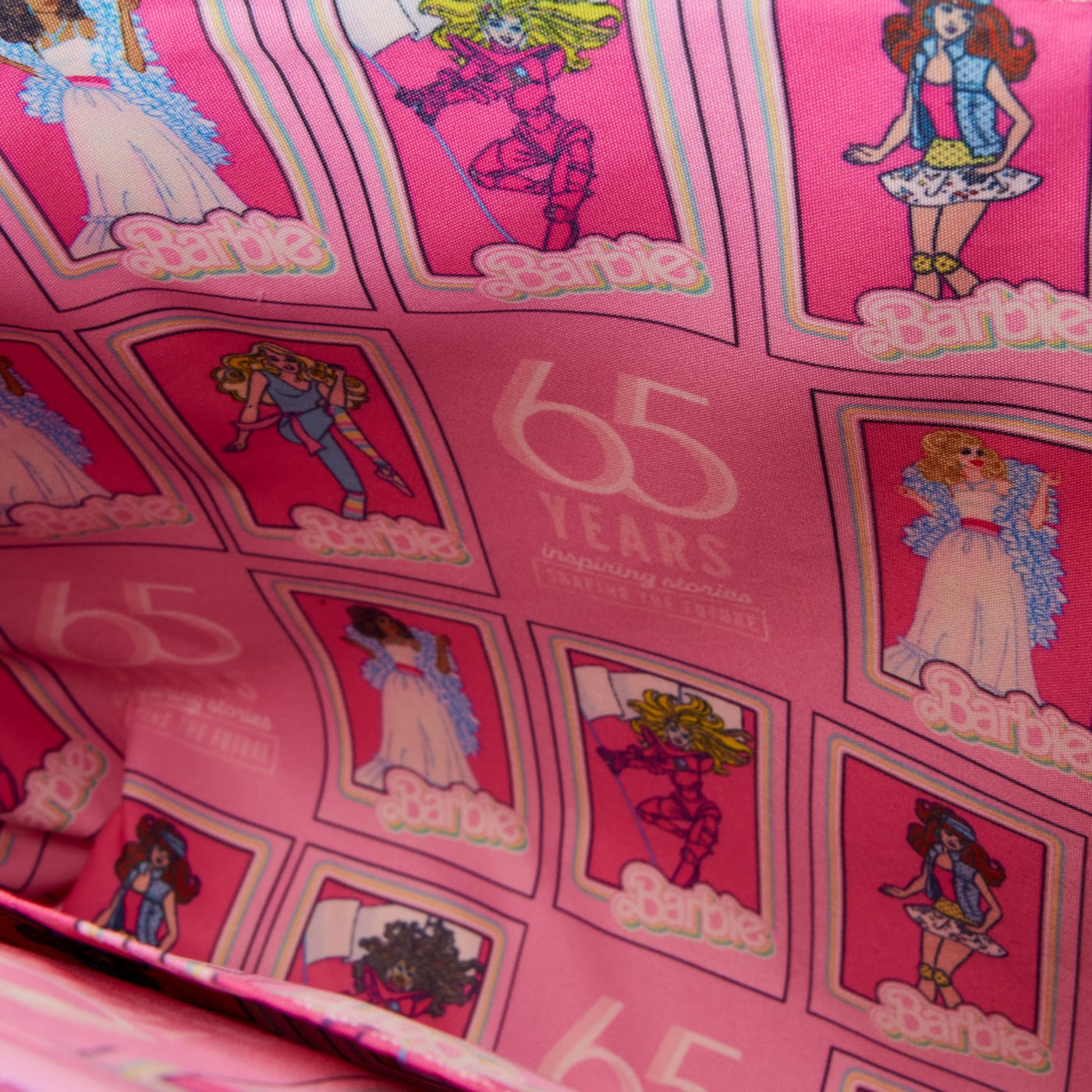 Loungefly Mattel Barbie 65th Anniversary Crossbody - Inside