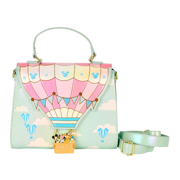 Loungefly Disney Mickey &amp; Friends Hot Air Balloon Crossbody Bag