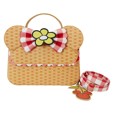 Loungefly Disney Minnie Mouse Picnic Basket Crossbody - Front