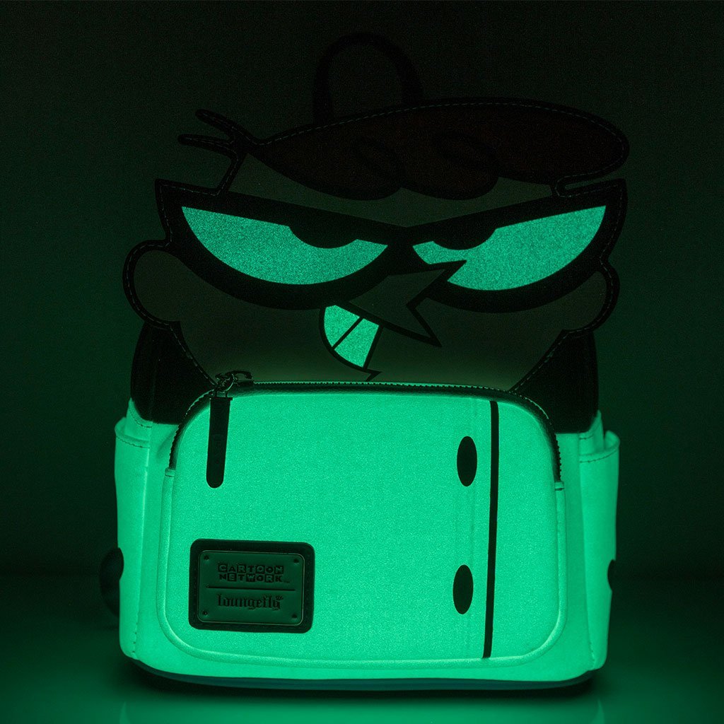 Loungefly Cartoon Network Dexter Glow in the Dark Cosplay Mini