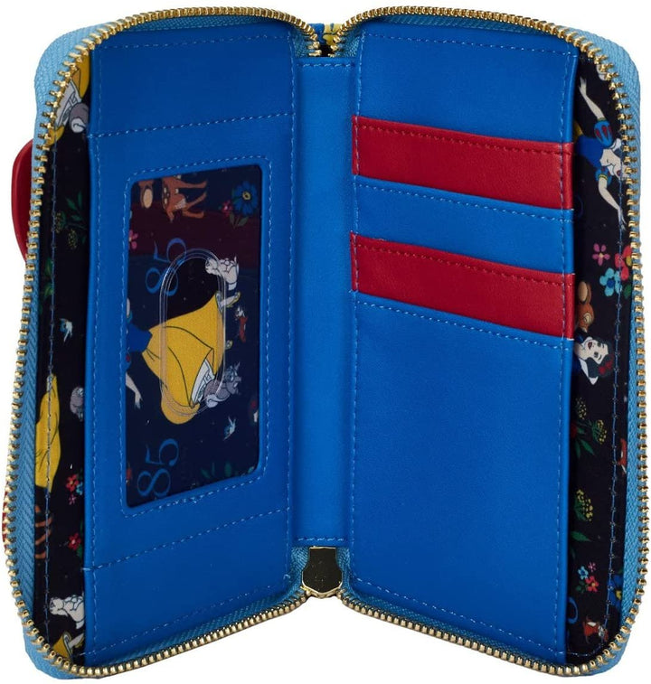 Loungefly Disney Snow White Cosplay Bow Zip-Around Wallet