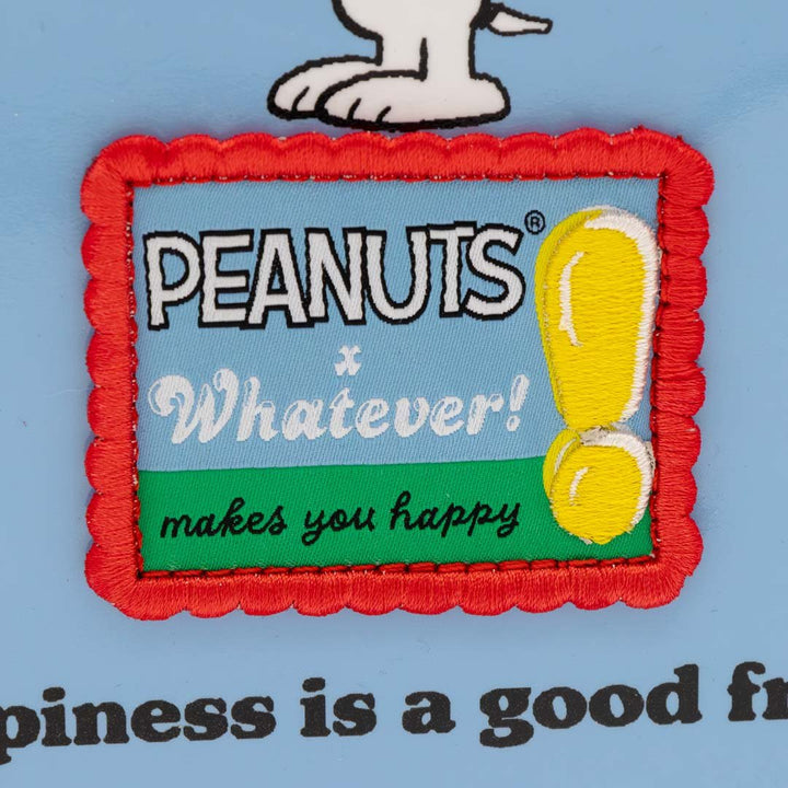 Whatever Makes You Happy Peanuts 75th Anniversary Snoopy “Happiness Is a Good Friend” Bowler Bag