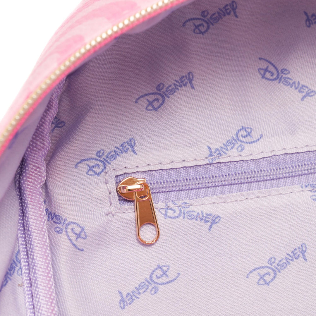 WondaPop Disney Minnie Mouse Glam Vibes 11" Vegan Leather Mini Backpack - Interior