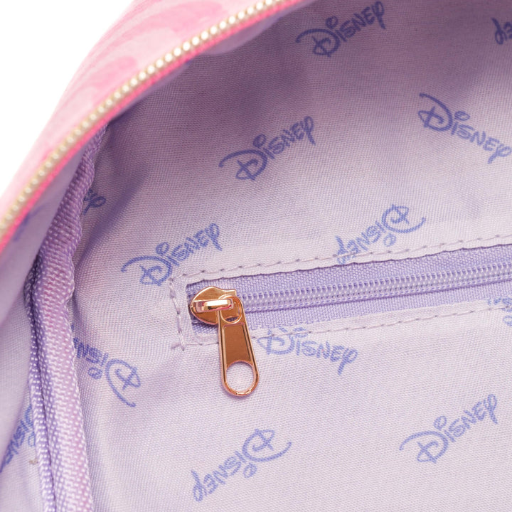 WondaPop Disney Minnie Mouse Glam Vibes 11" Vegan Leather Mini Backpack - Interior
