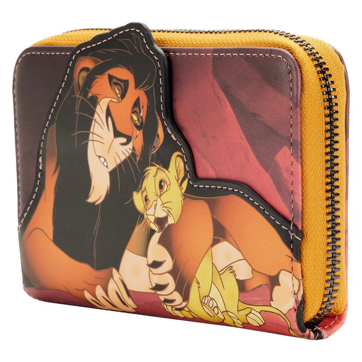 Loungefly Disney Lion King Villains Scene Scar Zip-Around Wallet