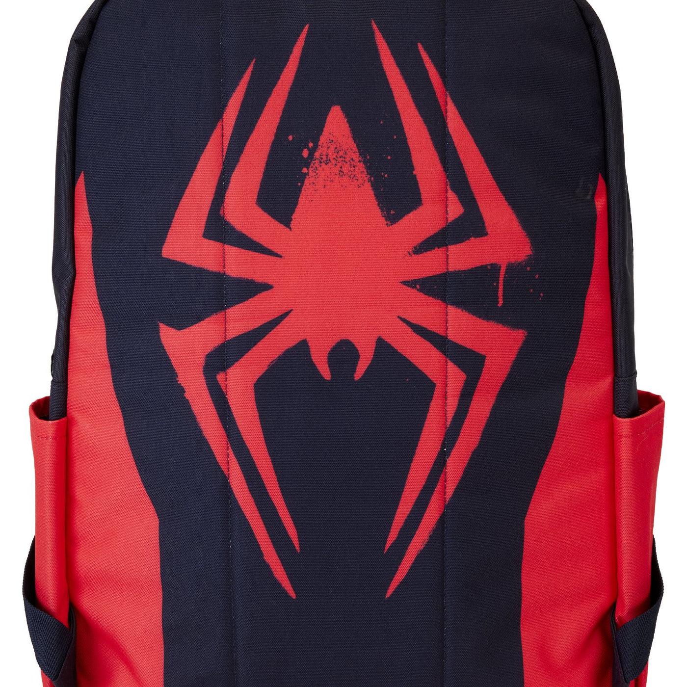 Loungefly Marvel Spiderverse Miles Morales Suit Full-Size Nylon Mini Backpack - Back Hit