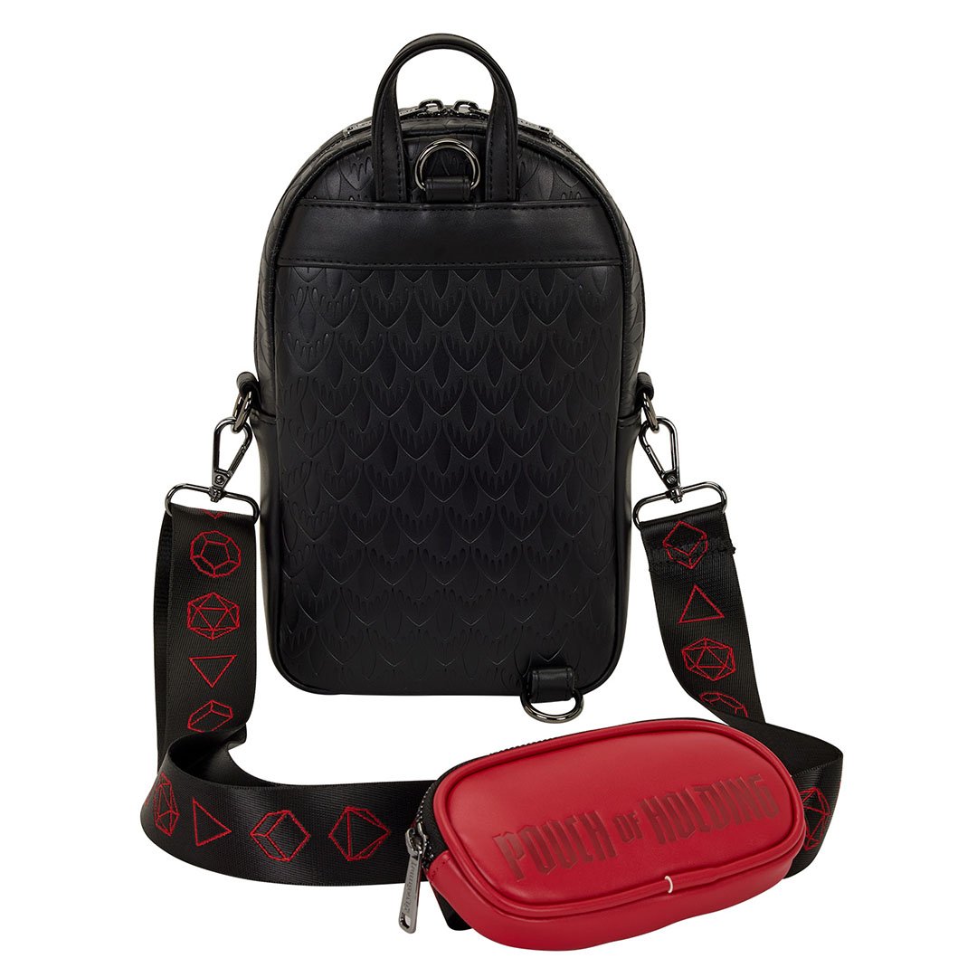 Loungefly Hasbro Dungeons &amp; Dragons Sling Crossbody Bag with Coin Bag
