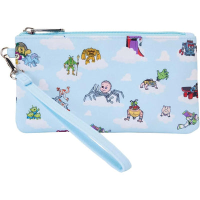 Loungefly Pixar Toy Story Movie Collab Allover Print Nylon Wristlet Wallet