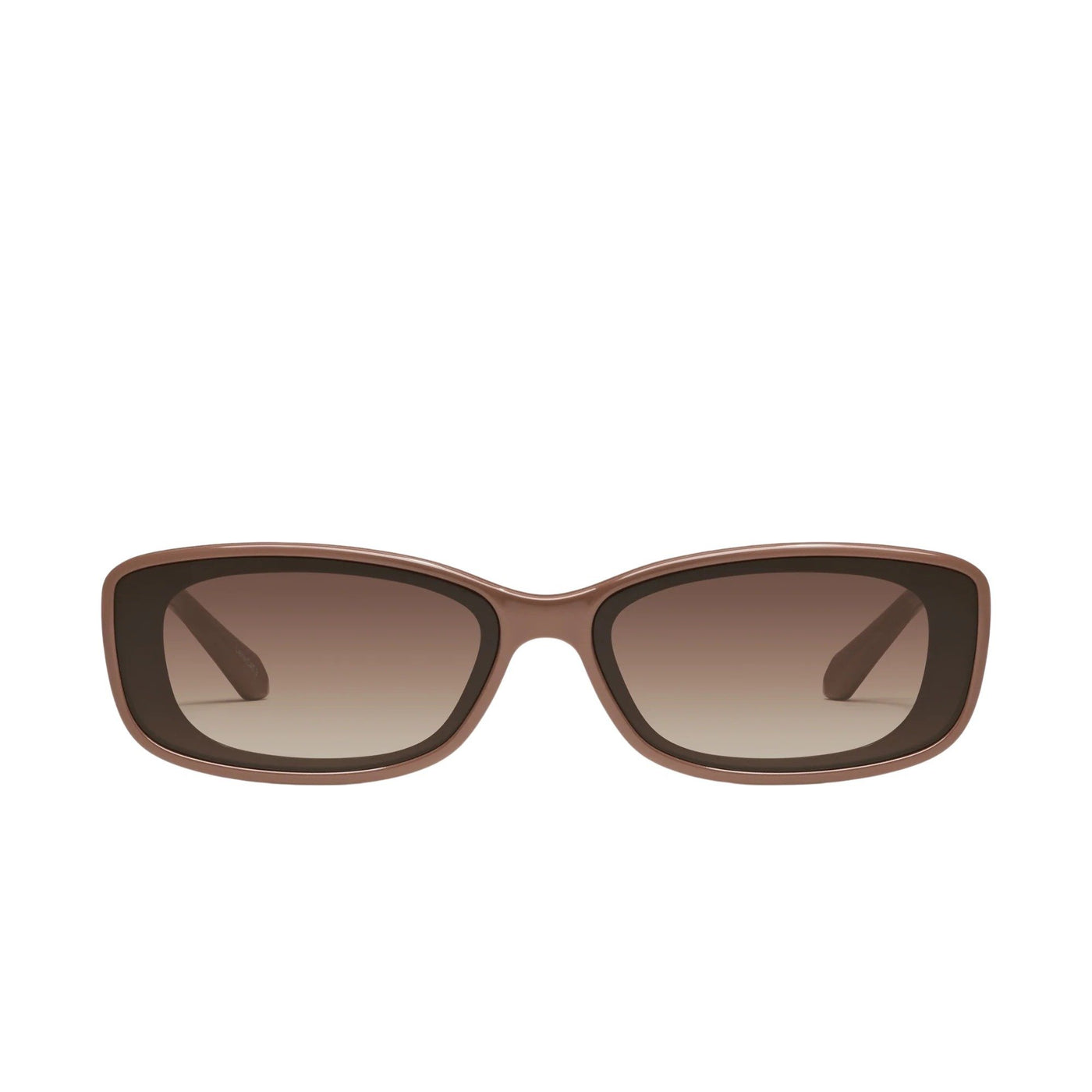 Quay Women's Vibe Check Narrow Square Sunglasses - front view