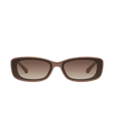 Quay Women's Vibe Check Narrow Square Sunglasses - front view