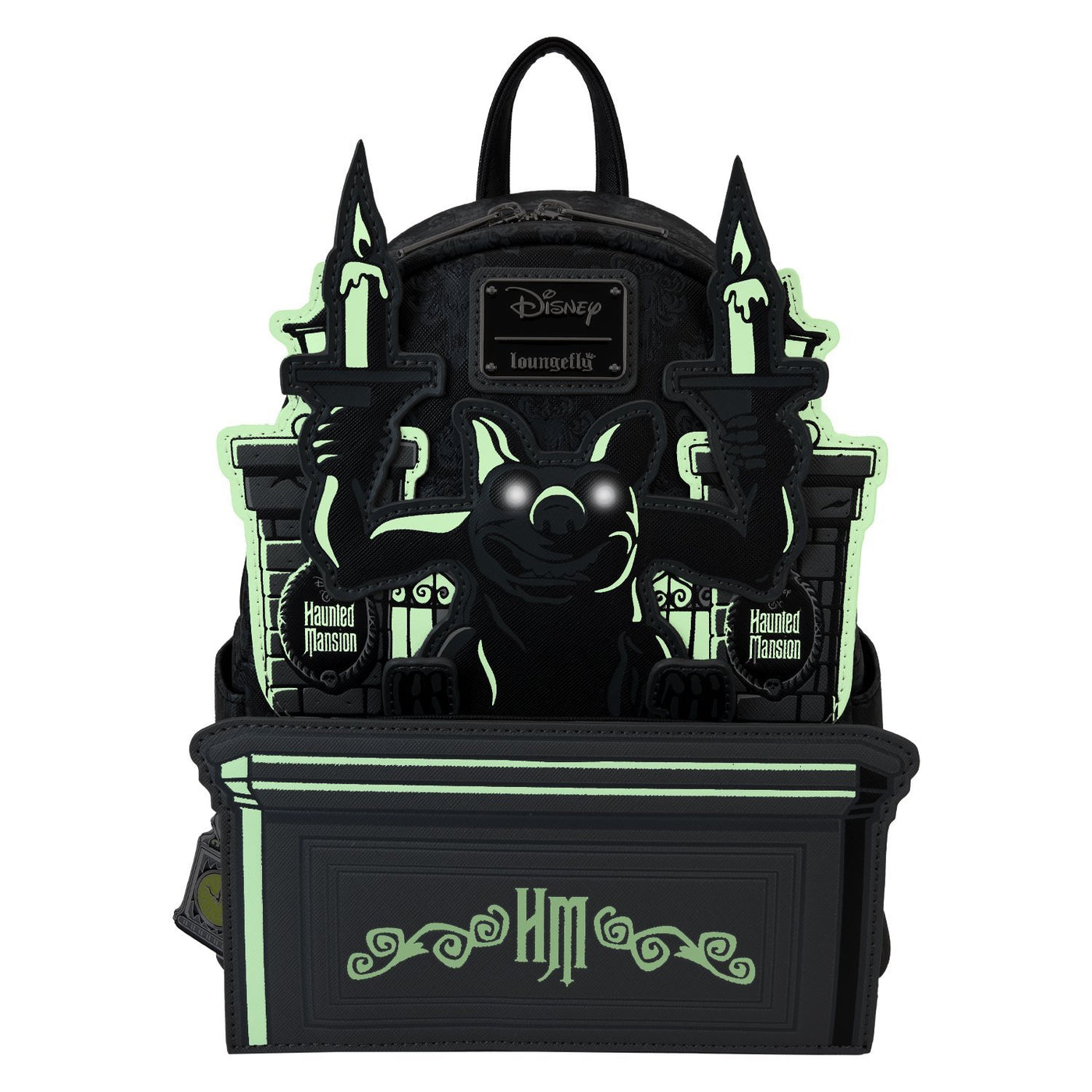haunted mansion mini backpack Loungefly Disney Haunted Mansion Gargoyle Wallpaper Mini Backpack – 707 Street