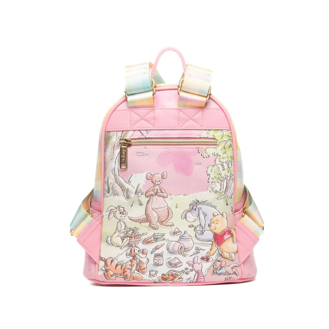Wondapop Disney Winnie The Pooh Kanga and Roo Picnic 11" Vegan Leather Mini Backpack