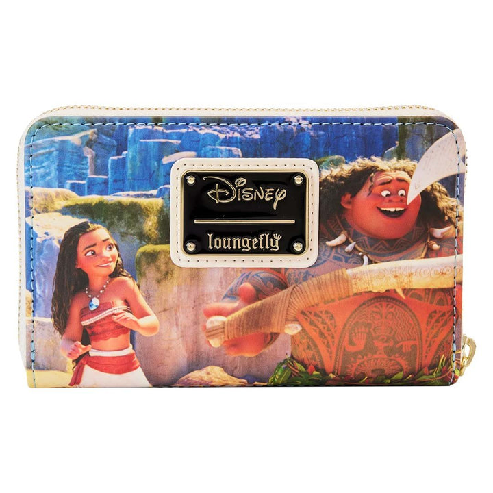 Loungefly Disney Moana Princess Scene Series Zip-Around Wallet