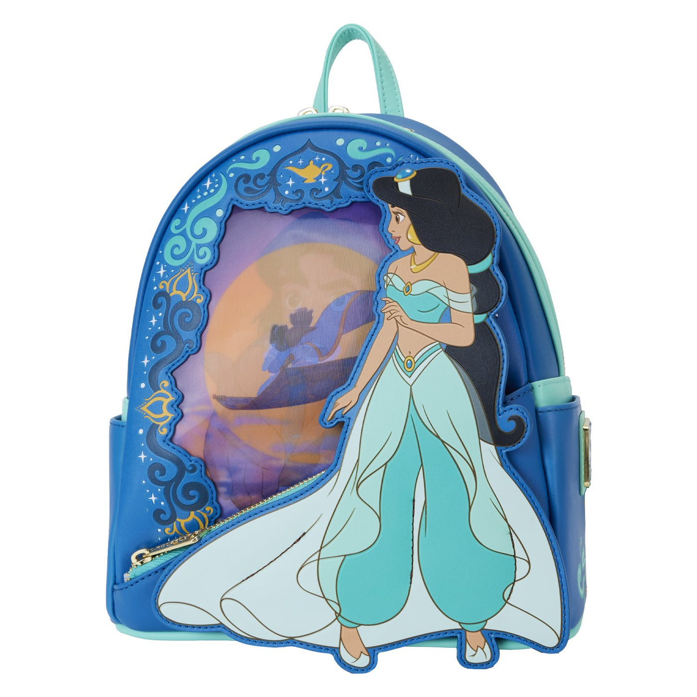 Loungefly Disney Princess Jasmine Lenticular Mini Backpack - Front