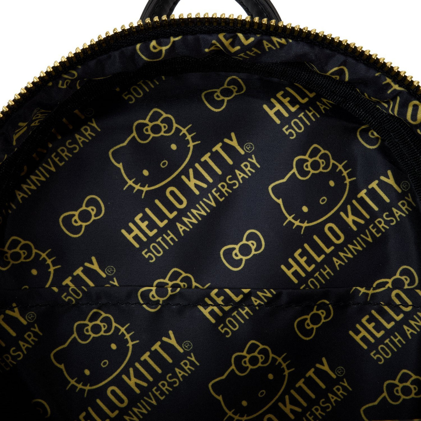 Loungefly Sanrio 50th Anniversary Metallic Gold Mini Backpack