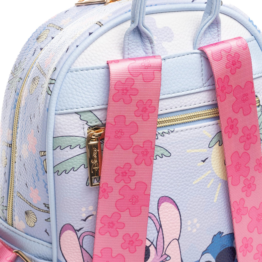 Wondapop Disney Lilo And Stitch Beach Daze Always 11" Vegan Leather Mini Backpack