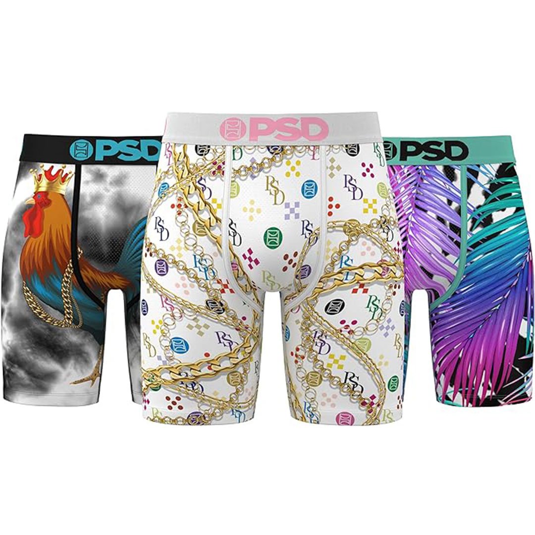 PSD Men's Cocky Boxer Briefs - 3-Pack - Front