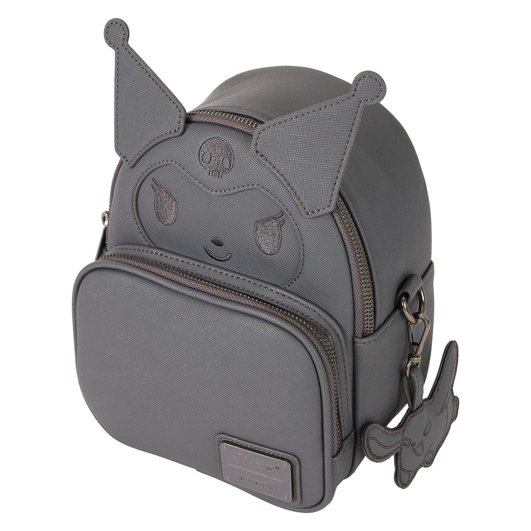 Loungefly Sanrio Kuromi Monochrome Cosplay Convertible Mini Backpack &amp; Crossbody Bag