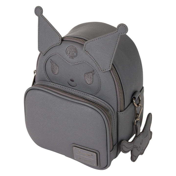 Loungefly Sanrio Kuromi Monochrome Cosplay Convertible Mini Backpack &amp; Crossbody Bag
