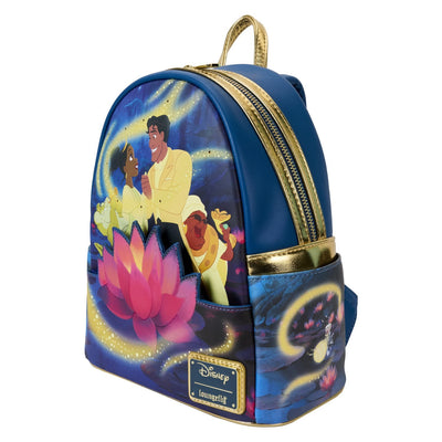 Loungefly Disney The Princess And The Frog 15th Anniversary Tiana & Naveen Glow Mini Backpack