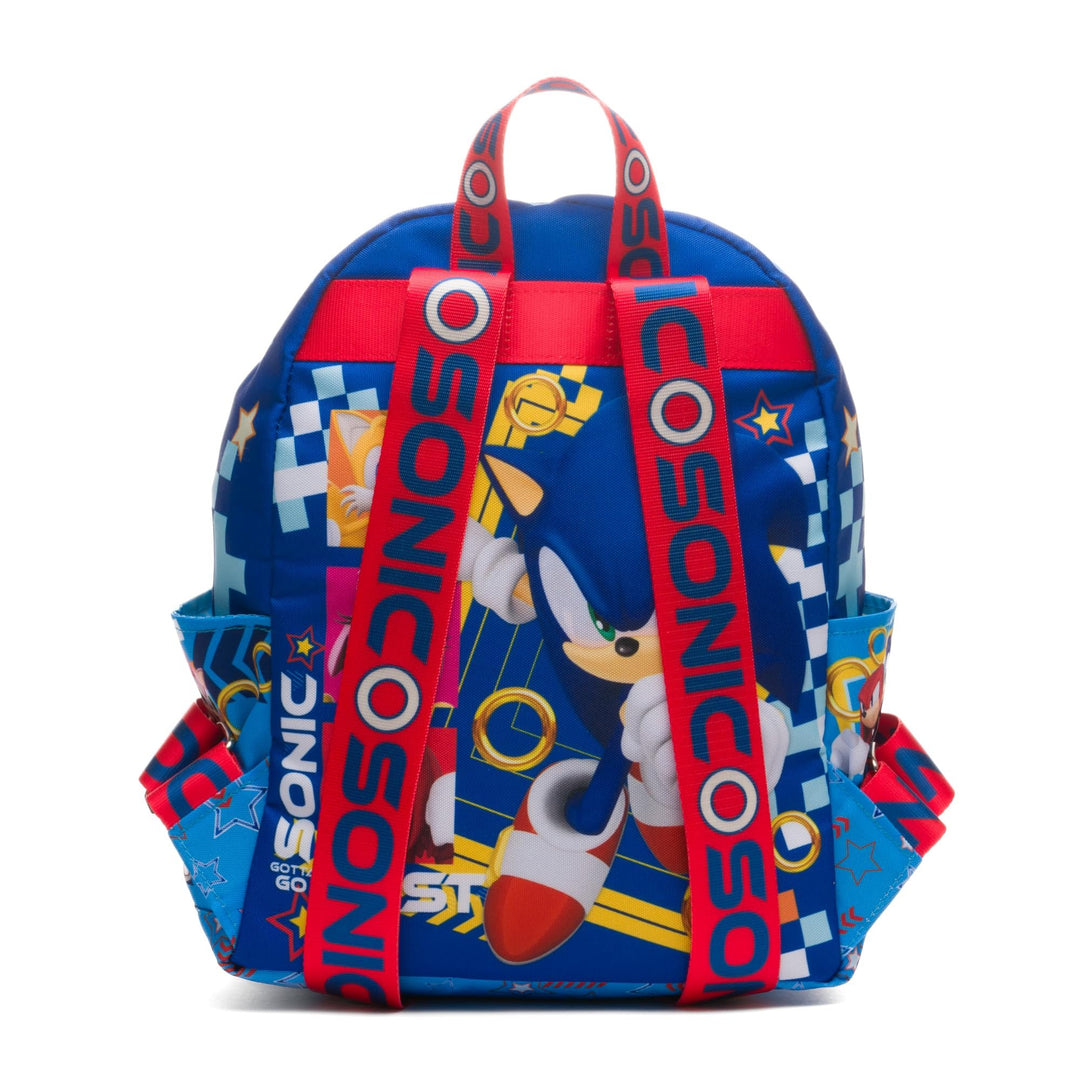 Wondapop Sega Sonic Gotta Go Fast 13" Deluxe Nylon Daypack