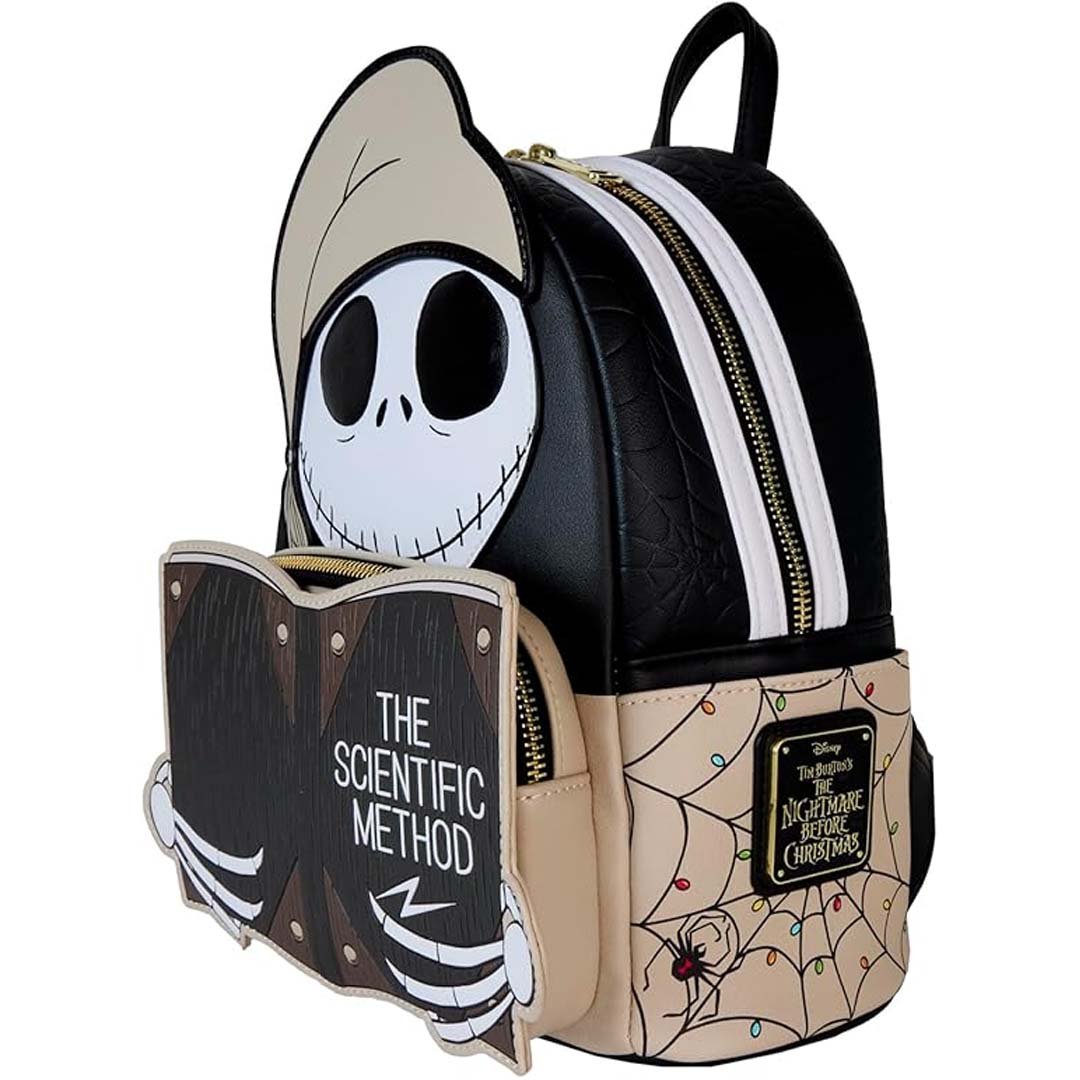 Loungefly Disney Nightmare Before Christmas Bedtime Jack with Scientific Method Cosplay Mini Backpack