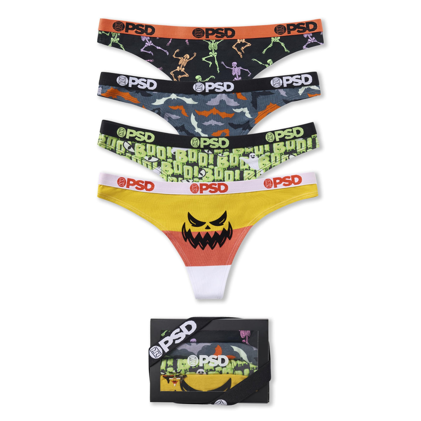 PSD Underwear Women's Halloween Modal Thong Boxed Set - 4 Pack