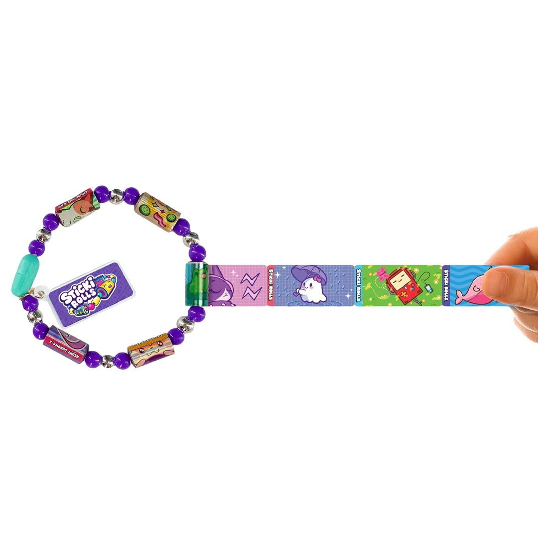 Sticki Rolls Sticker Mystery Blind Capsule Bracelet