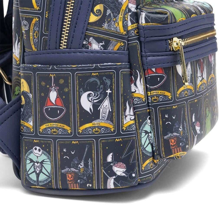 Loungefly Disney Nightmare Before Christmas Allover Print Tarot Mini Backpack - 707 Street Exclusive