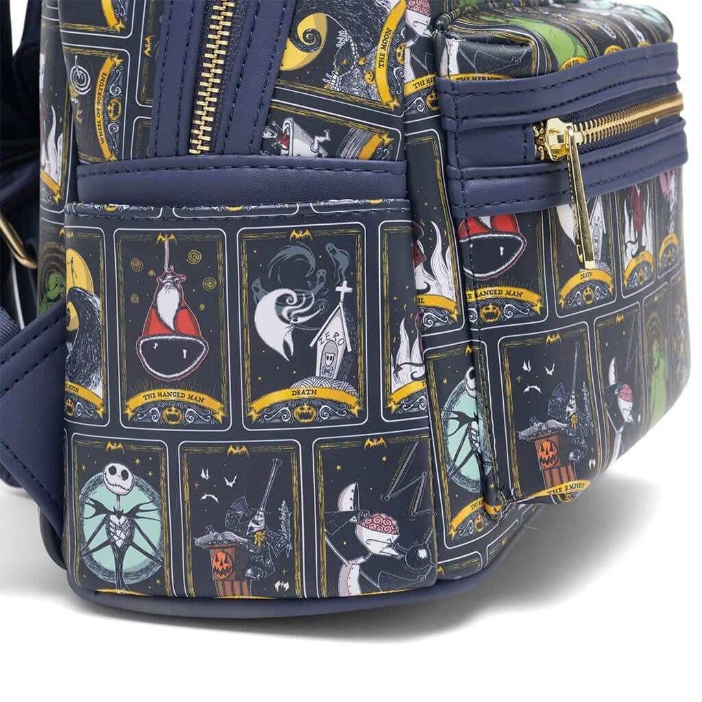 Loungefly Disney Nightmare Before Christmas Allover Print Tarot Mini Backpack