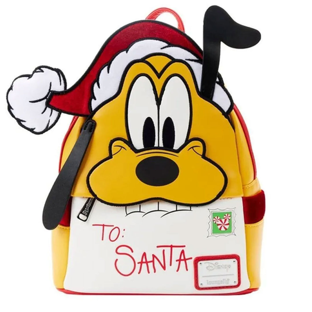 Loungefly Disney Pluto Letter To Santa Mini Backpack