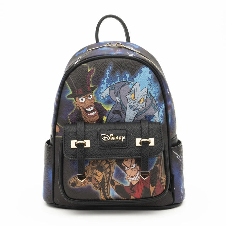 WondaPop Disney Dr. Facilier 11" Vegan Leather Mini Backpack - Front
