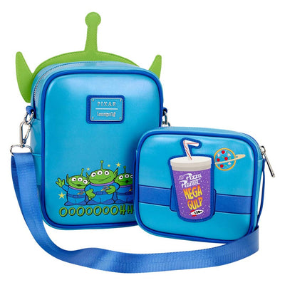 Loungefly Pixar Toy Story 30th Anniversary Aliens Crossbuddies Crossbody Bag