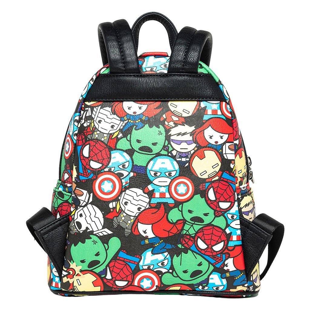 avengers chibi print mini backpack Marvel Avengers Chibi Allover Print Mini Backpack