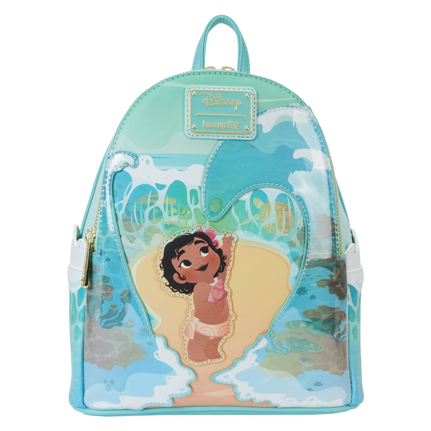 Loungefly Disney Moana Ocean Waves Mini Backpack - Front