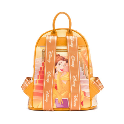 WondaPop Disney Beauty and the Beast Belle 11" Vegan Leather Fashion Mini Backpack - Back 3