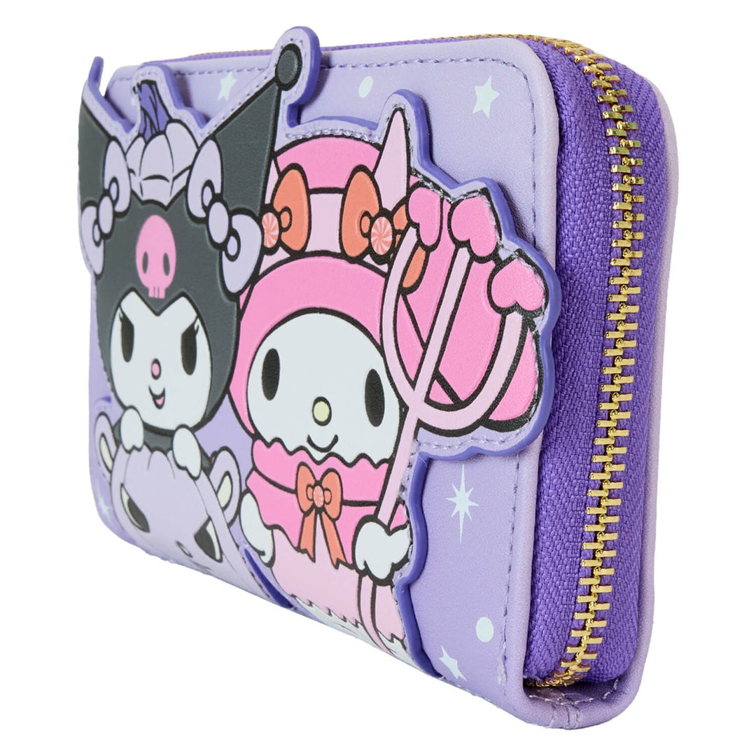 Loungefly Sanrio Kuromi Pumpkin Zip-Around Wallet