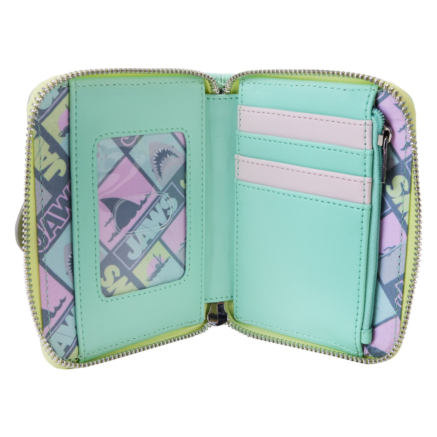 Loungefly Universal Jaws Zip Around Wallet - Inside