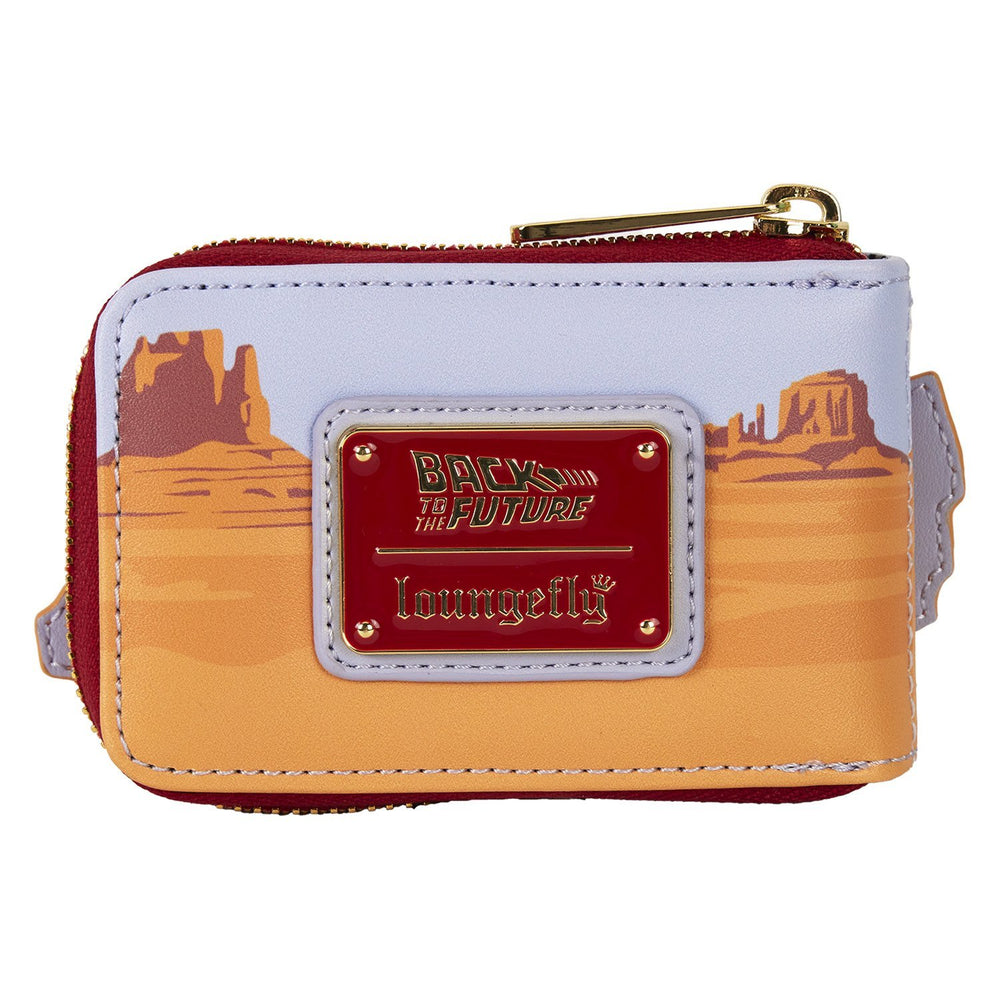 Loungefly Universal Back To The Future 40th Anniversary Delorean Accordion Wallet