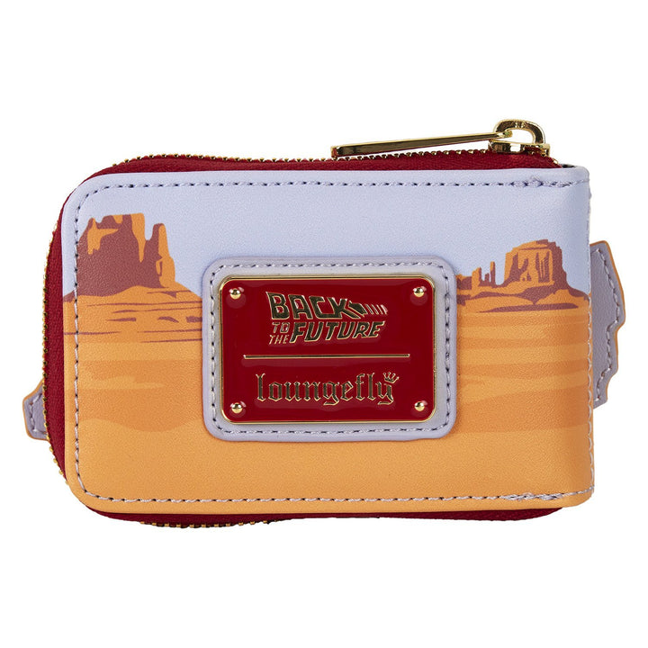 Loungefly Universal Back To The Future 40th Anniversary Delorean Accordion Wallet