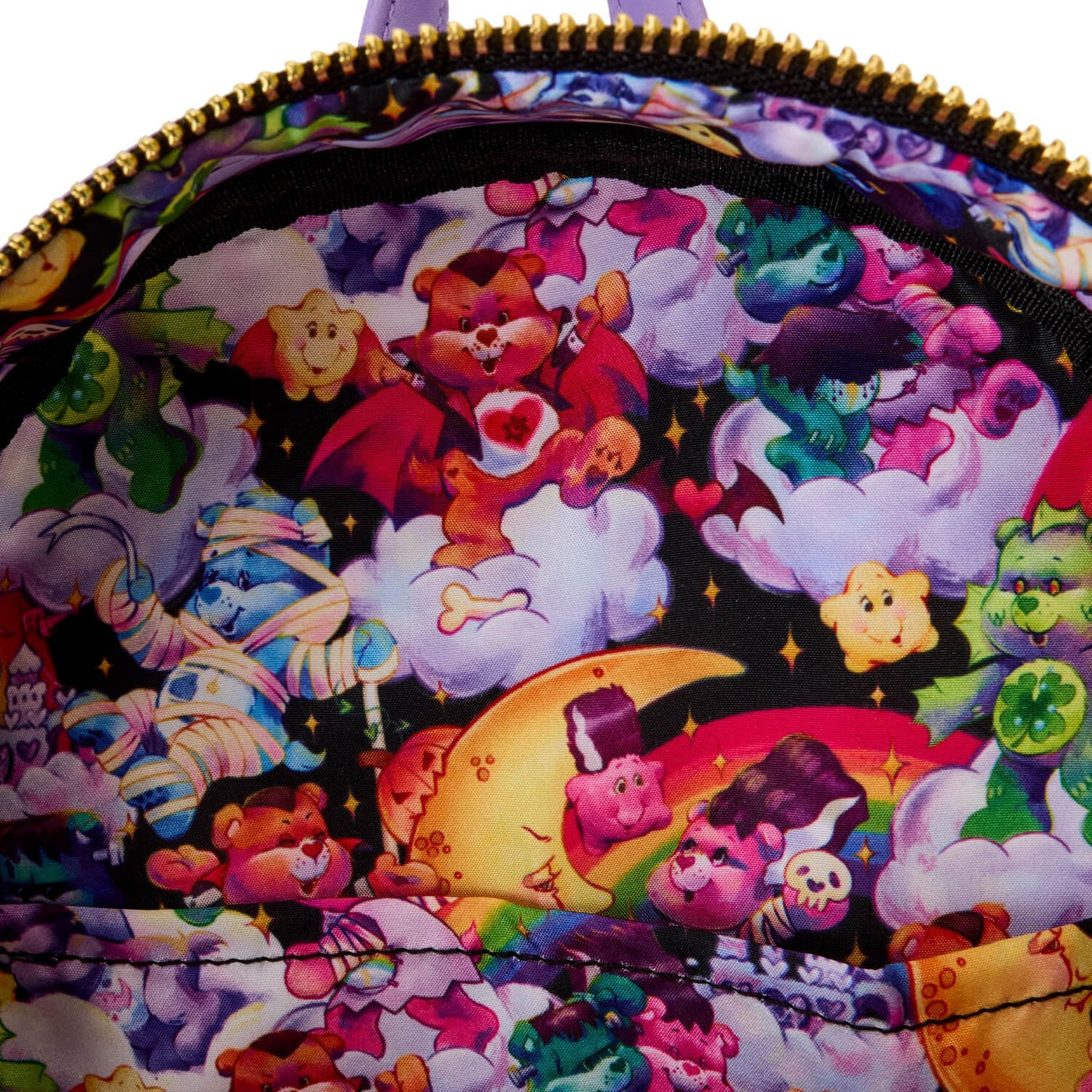 Loungefly Care Bears x Universal Monsters Scary Dreams Mini Backpack - Inner Lining