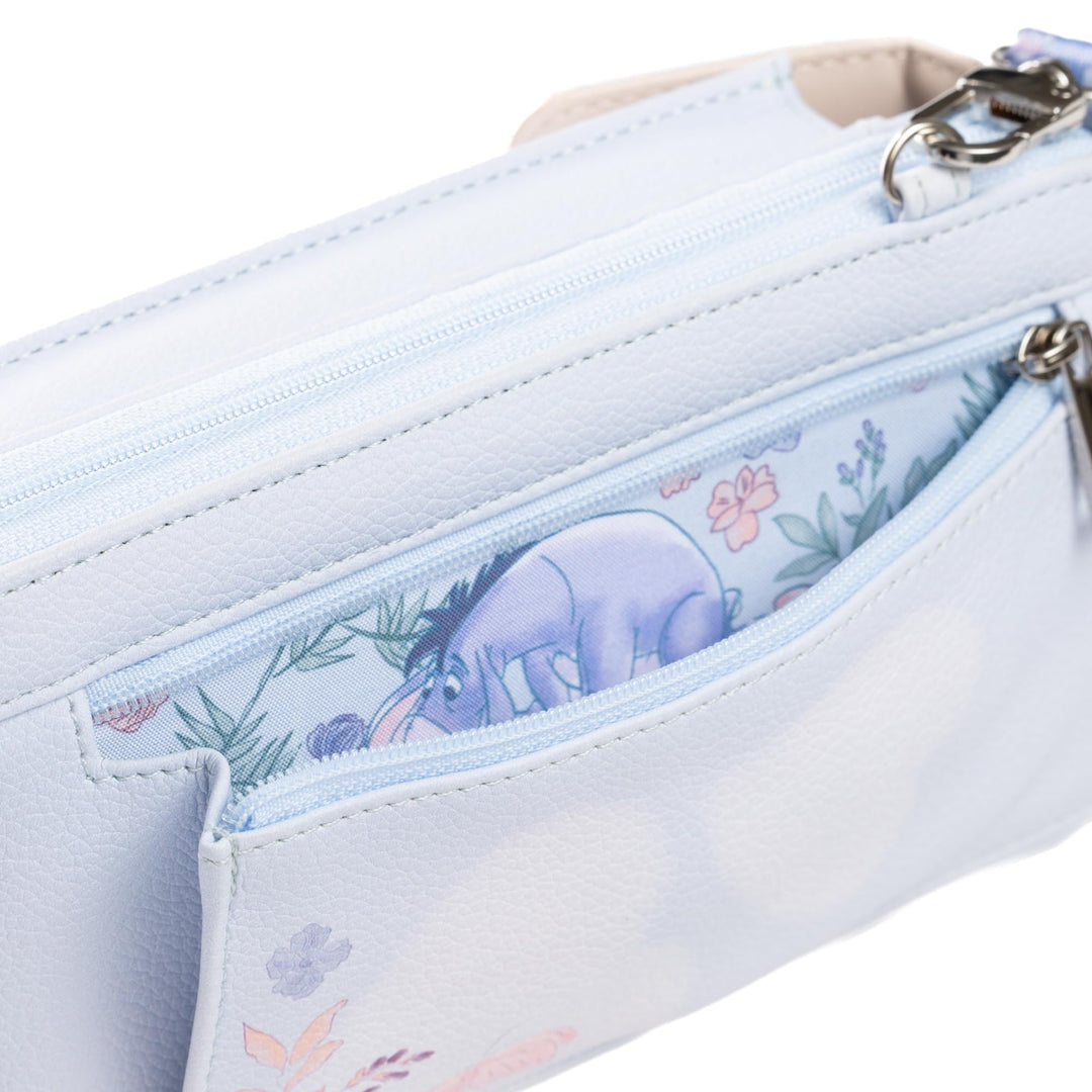 Wondapop Disney Winnie The Pooh Eeyore Crossbody Wallet Cell Phone Wristlet