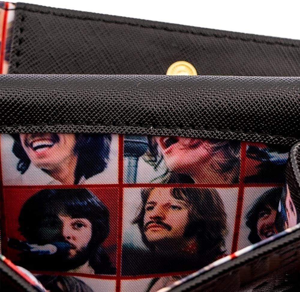 Loungefly The Beatles "Let It Be" Vinyl Record Zip-Around Wallet