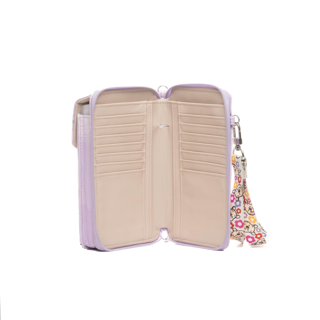 Wondapop Disney Winnie The Pooh And Piglet Crossbody Wallet Cell Phone Wristlet