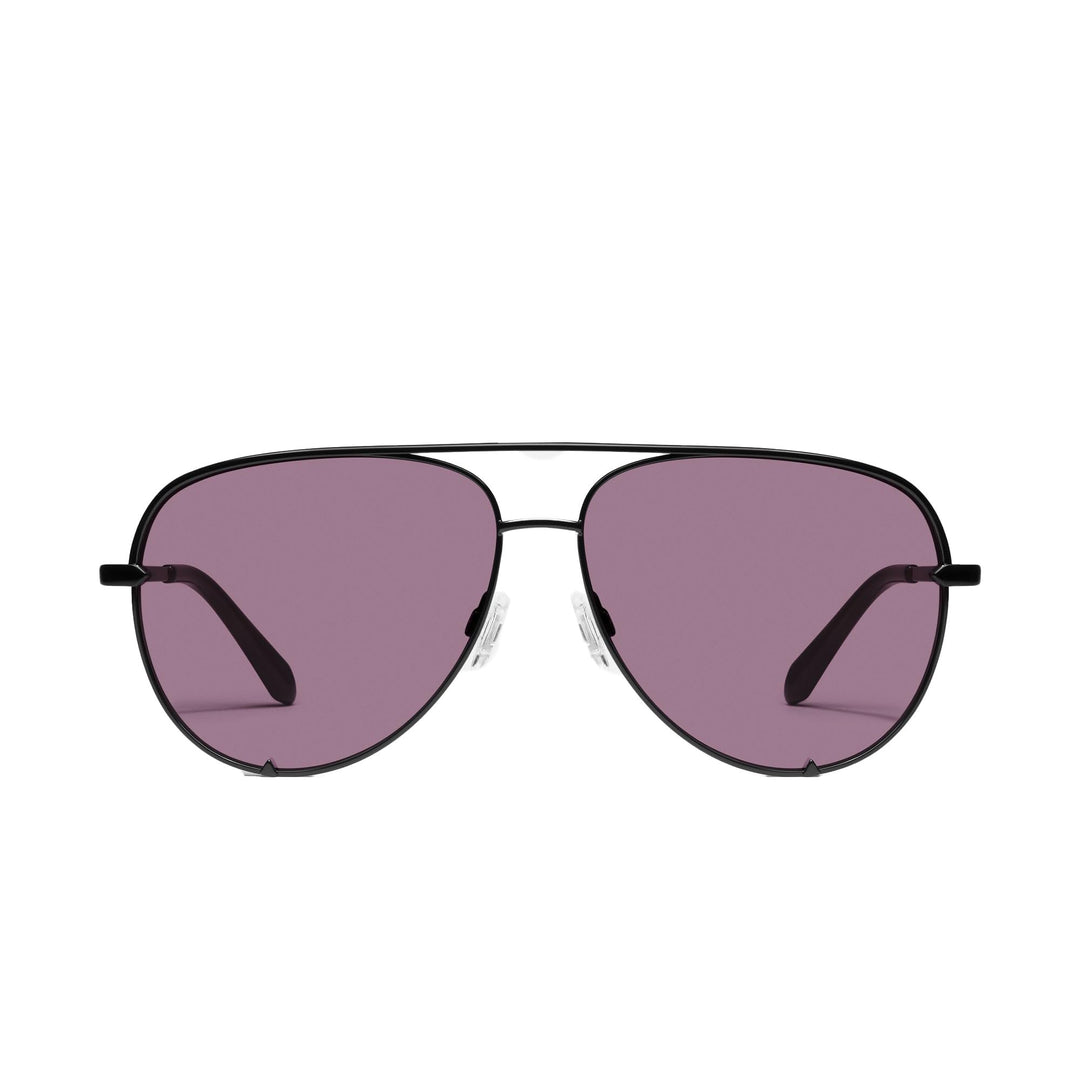 Quay Australia Unisex High Key Wire Frame Aviator Sunglasses