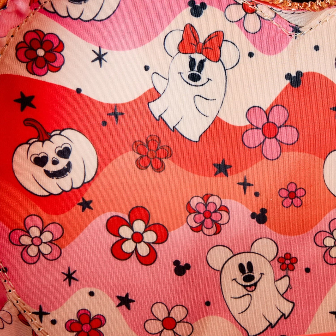 Loungefly Disney Mickey and Friends Halloween Crossbody inner lining